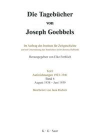 Produktbild: August 1938 - Juni 1939