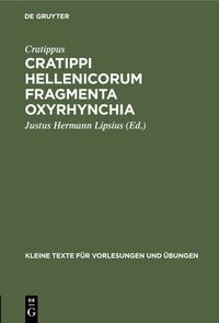 Produktbild: Cratippi Hellenicorum fragmenta Oxyrhynchia