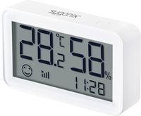 Produktbild: Sygonix Thermo-/Hygrometer App basierend Wei&szlig; SY-4904438