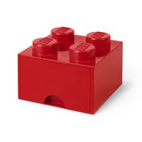 Produktbild: LEGO Schubladenelement 4 Noppen&nbsp; Rot