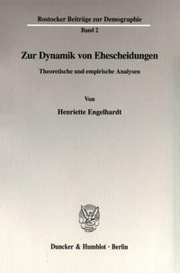 Produktbild: Zur Dynamik von Ehescheidungen