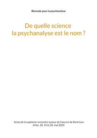 Produktbild: De quelle science la psychanalyse est le nom ?