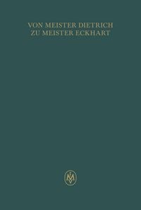 Produktbild: Von Meister Dietrich zu Meister Eckhart