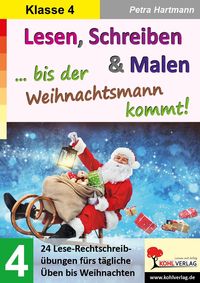 Produktbild: Lesen, Schreiben und Malen ... bis der Weihnachtsmann kommt! / Klasse 4