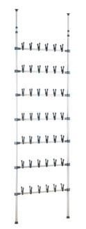 Produktbild: Teleskop Schuhregal Mod. Atlas, f&uuml;r 42 Paar Schuhe