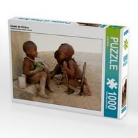 Produktbild: CALVENDO Puzzle Kinder de Himbas 1000 Teile Puzzle quer | 1000 Teile Lege-Gr&ouml;&szlig;e 64 &times; 48 cm Foto-Puzzle f&uuml;r gl&uuml;ckliche Stunden