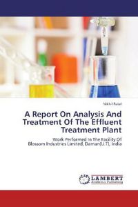 Produktbild: Patel, N: Report On Analysis And Treatment Of The Effluent T