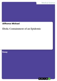 Produktbild: Ebola. Containment of an Epidemic