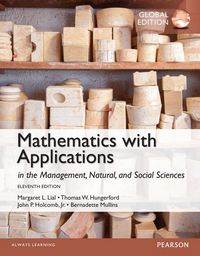 Produktbild: Lial, M: Mathematics with Applications in the Management, Na