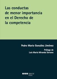 Produktbild: Las conductas de menor importancia en el Derecho de la competencia
