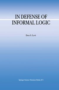 Produktbild: In Defense of Informal Logic
