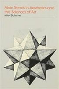 Produktbild: Dufrenne, M: Main Trends in Aesthetics