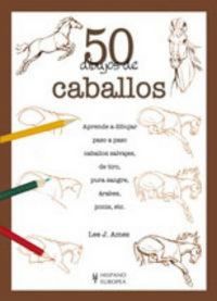 Produktbild: 50 dibujos de caballos