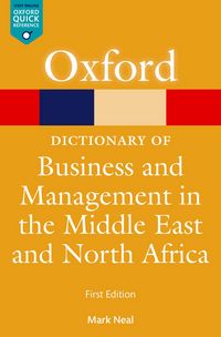 Produktbild: A Dictionary of Business and Management in the Middle East and North Africa