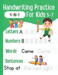Produktbild: 4-in-1 Handwriting Practice For Kids | Reading And Writing Activities For 1st and 2nd Grade |