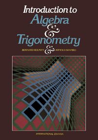 Produktbild: Introduction to Algebra and Trigonometry