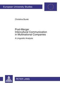 Produktbild: Post-Merger Intercultural Communication in Multinational Companies