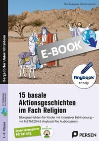 Produktbild: 15 basale Aktionsgeschichten im Fach Religion