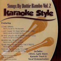 Bild vom Artikel Songs by Dottie Rambo, Vol. 2: Karaoke Style vom Autor 