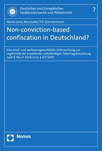 Produktbild: Non-conviction-based confiscation in Deutschland?