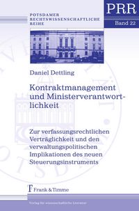Produktbild: Kontraktmanagement und Ministerverantwortlichkeit