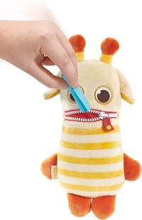Schmidt Spiele - Sorgenfresser - Biggo, 28 cm, Zoo Babies Edition