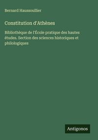 Produktbild: Constitution d'Ath&egrave;nes
