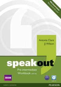 Produktbild: Clare, A: Speakout Pre Intermediate Workbook with Key and Au