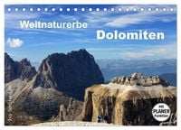 Produktbild: Weltnaturerbe DOLOMITEN (Tischkalender 2027 DIN A5 quer), CALVENDO Monatskalender