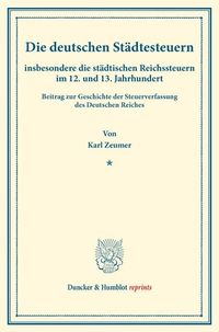 Produktbild: Die deutschen St&auml;dtesteuern