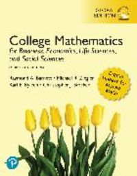 Produktbild: Barnett, R: College Mathematics for Business, Economics, Lif