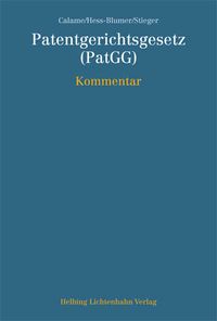 Produktbild: Patentgerichtsgesetz (PatGG)