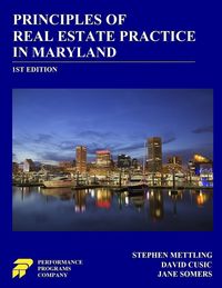 Produktbild: Principles of Real Estate Practice in Maryland