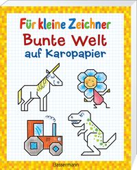 Für kleine Zeichner - Bunte Welt auf Karopapier
