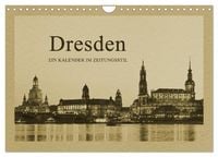 Produktbild: Dresden - Ein Kalender im Zeitungsstil (Wandkalender 2026 DIN A4 quer), CALVENDO Monatskalender