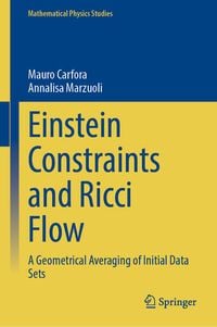 Produktbild: Einstein Constraints and Ricci Flow