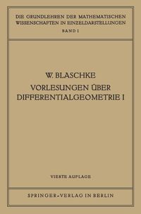 Produktbild: Vorlesungen &Uuml;ber Differentialgeometrie I