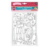 Produktbild: Mal Mich Bunt Ausmal-Tischdecke aus Papier, Motiv Bibi und Tina