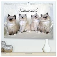 Produktbild: Katzenparade (hochwertiger Premium Wandkalender 2027 DIN A2 quer), Kunstdruck in Hochglanz