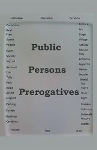 Produktbild: Public Persons Prerogatives