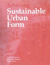 Produktbild: Achieving Sustainable Urban Form