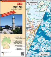 Bild vom Artikel Rostock Umgebungskarte mit Satellitenbild 1:250.000 vom Autor BKG-Bundesamt für Kartographie und Geodäsie