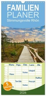 Produktbild: Familienplaner 2026 - Stimmungsvolle Rh&ouml;n mit 5 Spalten (Wandkalender, 21 x 45 cm) CALVENDO