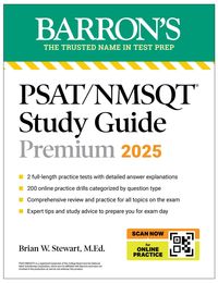 Produktbild: PSAT/NMSQT Premium Study Guide: 2025: 2 Practice Tests + Comprehensive Review + 200 Online Drills