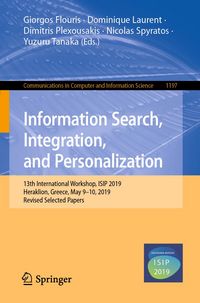 Produktbild: Information Search, Integration, and Personalization