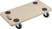 Produktbild: Meister Werkzeuge 0821300 Plattformwagen MDF Traglast (max.): 200 kg 110 mm Anzahl Lenkrollen 4