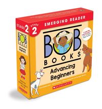 Produktbild: Bob Books - Advancing Beginners Box Set of 12 Paperbacks Decodable Phonics Books, Ages 4 and Up, Kindergarten (Stage 2: Emerging Reader)