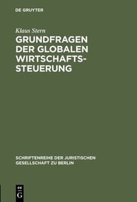 Produktbild: Grundfragen der globalen Wirtschaftssteuerung