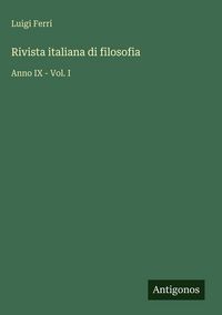 Produktbild: Rivista italiana di filosofia