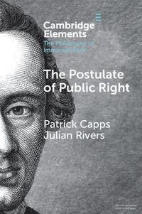 Produktbild: The Postulate of Public Right